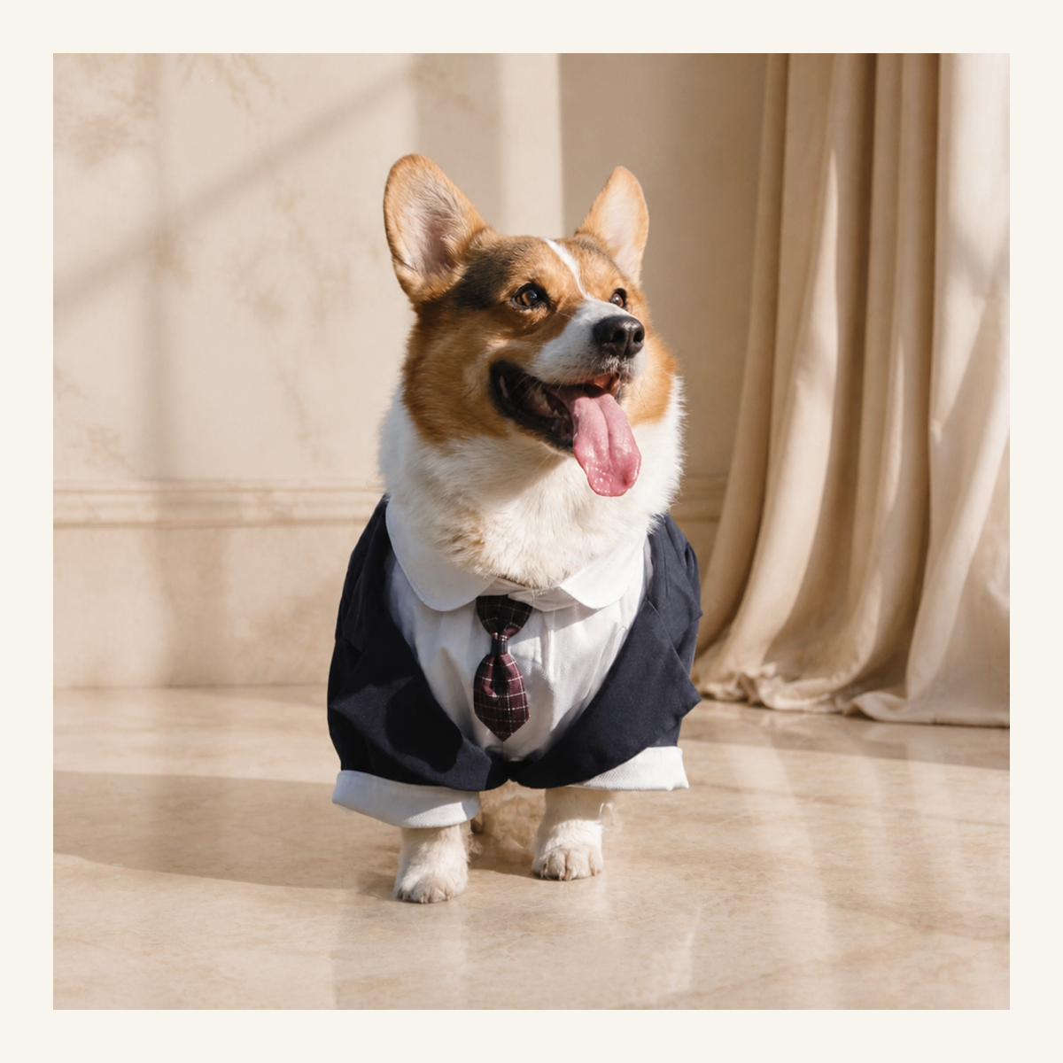The Winston Tailored Pet Tuxedo