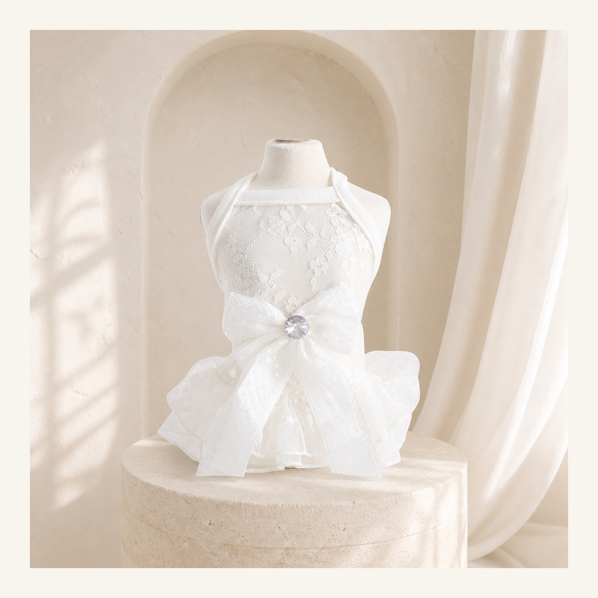 The Céleste Lace Pet Dress
