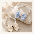 The Élodie Pearl Bow Collar