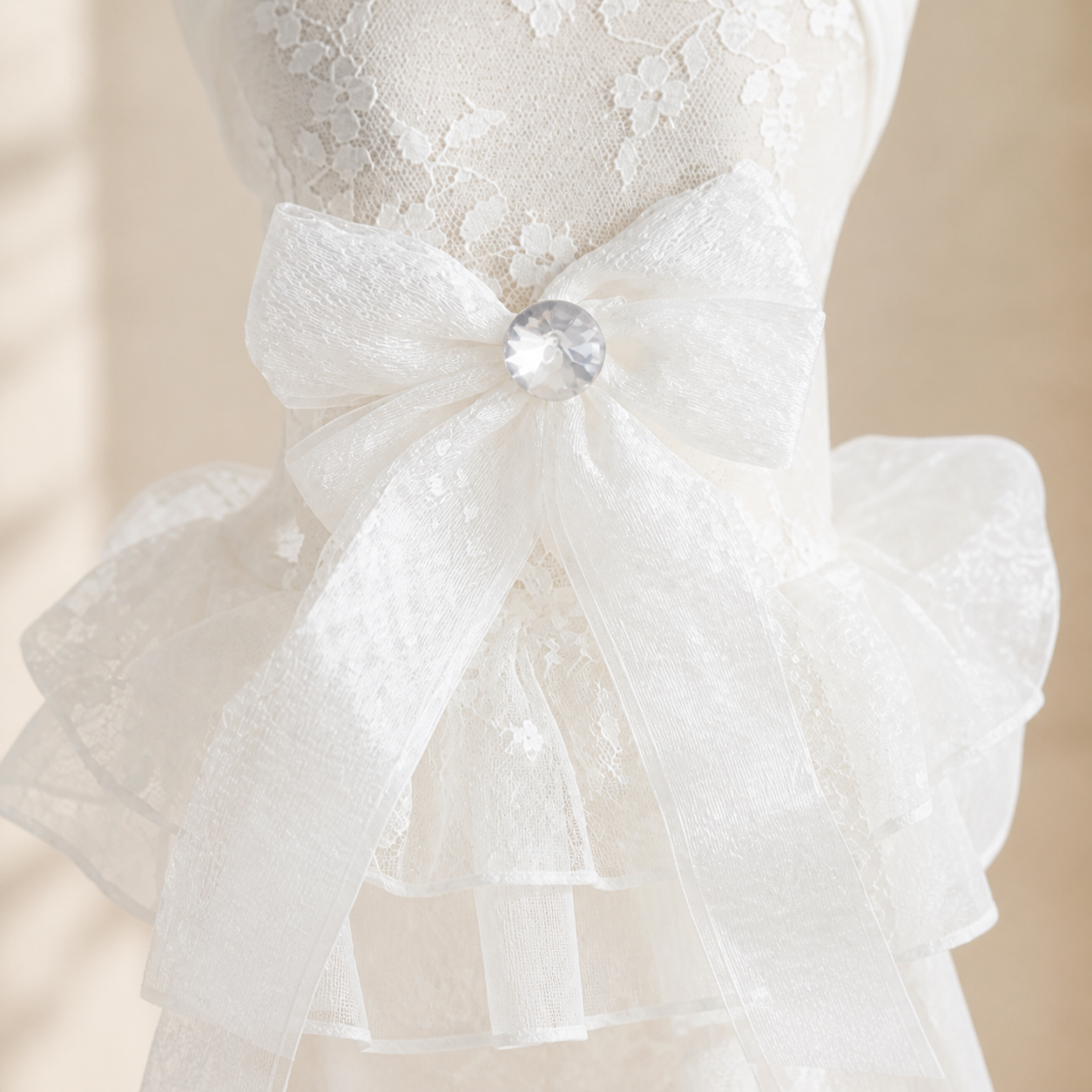 The Céleste Lace Pet Dress
