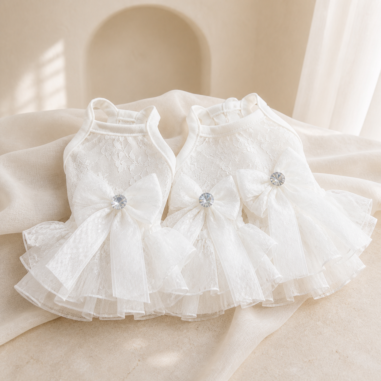 The Céleste Lace Pet Dress