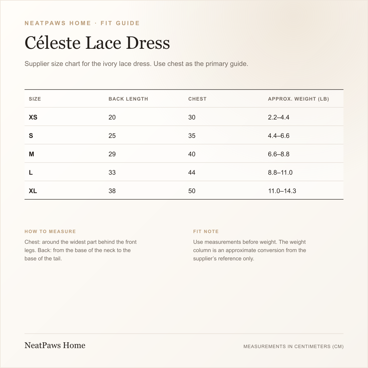 The Céleste Lace Pet Dress