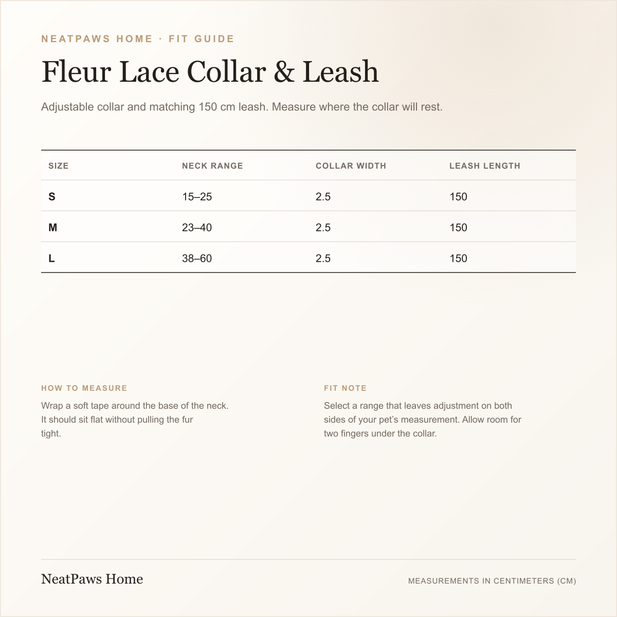 The Fleur Lace Collar & Leash Set
