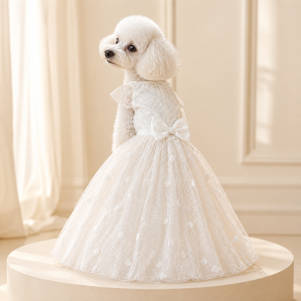The Geneviève Embroidered Ceremony Gown